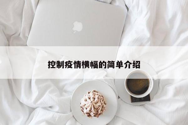 控制疫情横幅的简单介绍